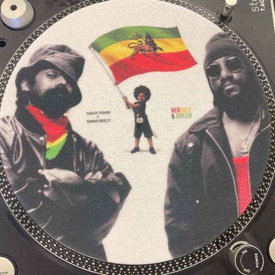 Slipmat with custom printing