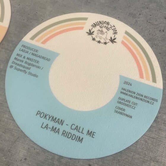 Slipmat with print